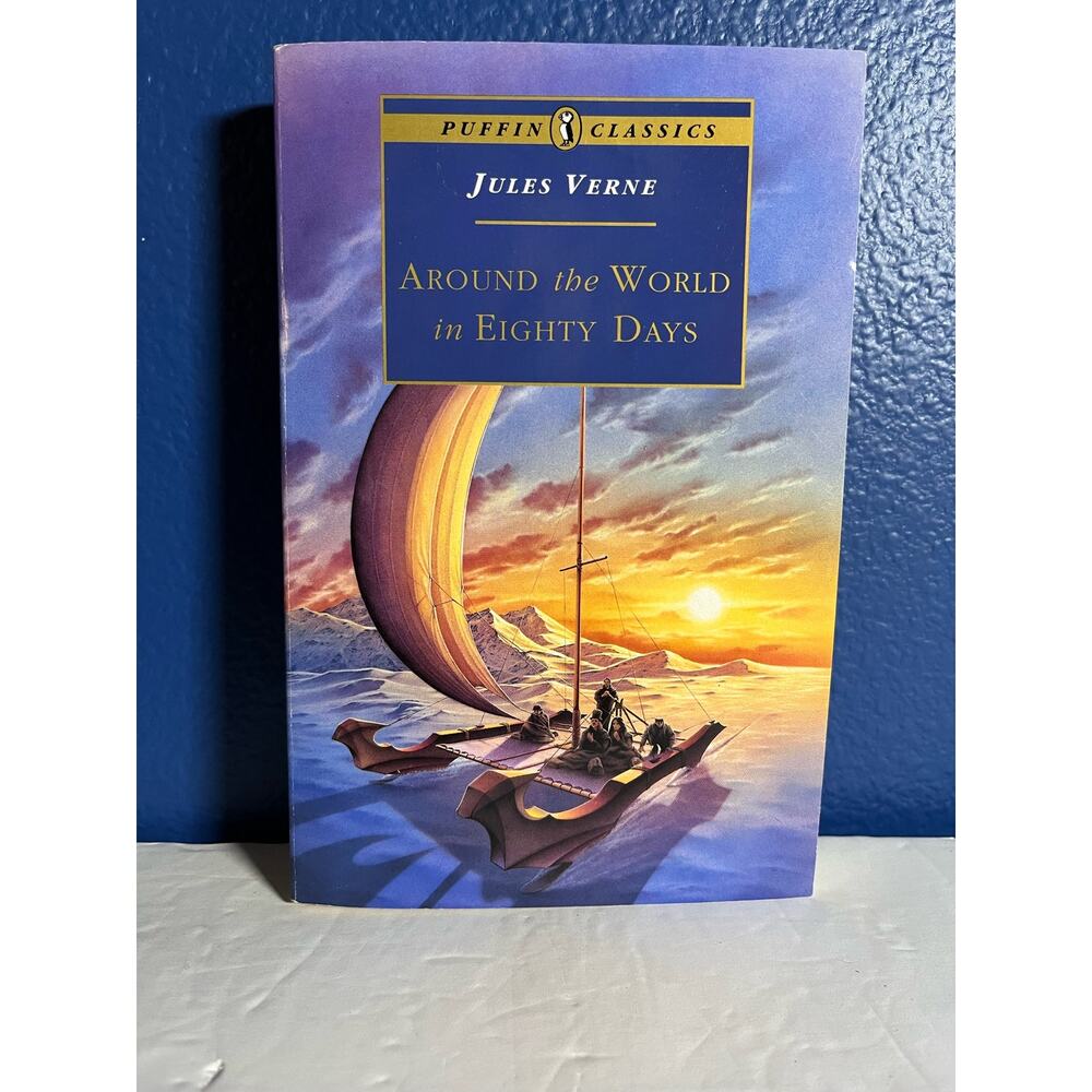 Around the World in Eighty Days by Jules Verne Puffin Classics Paperback 1994